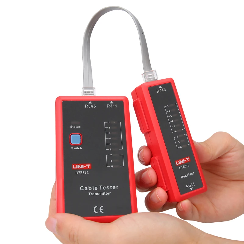 uni t cable tester lan auto network tester ethernet telephone hdmi repair tool led tester ut681l ut681c ut681hdmi free global shipping