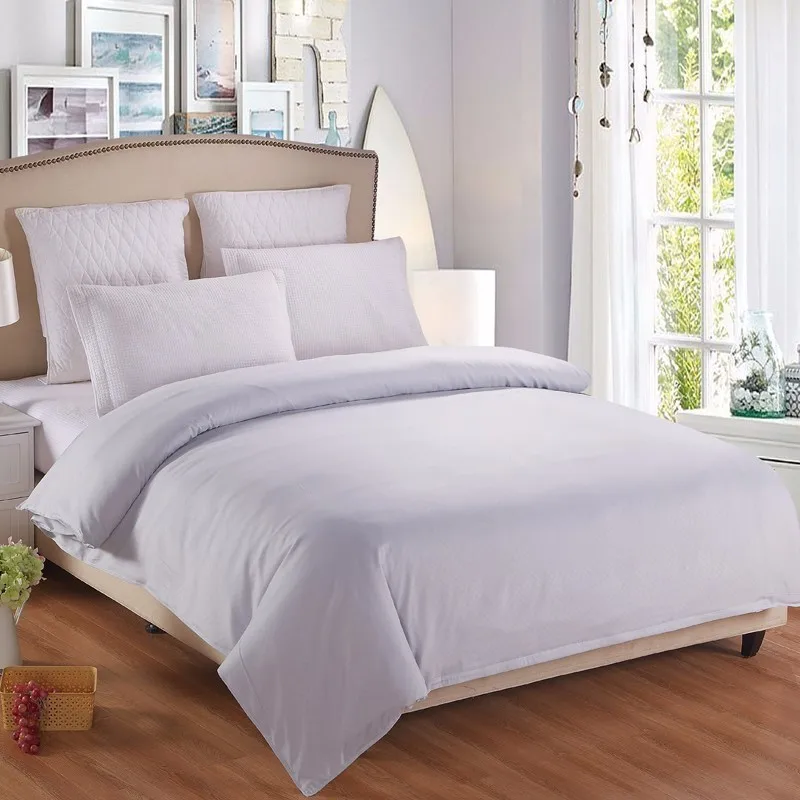 1 шт. пододеяльник светло-серый однотонный чистый цвет постельные принадлежности