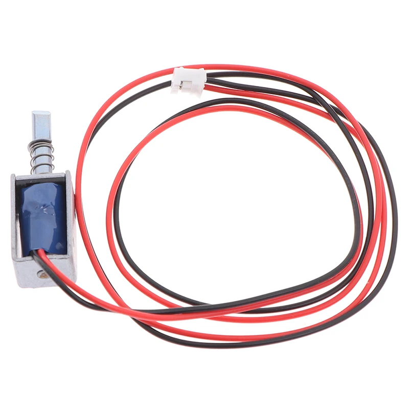 

DC 5V-6V Push Pull Frame Suction Type Mini Solenoid Electromagnet Door Lock 1PCS