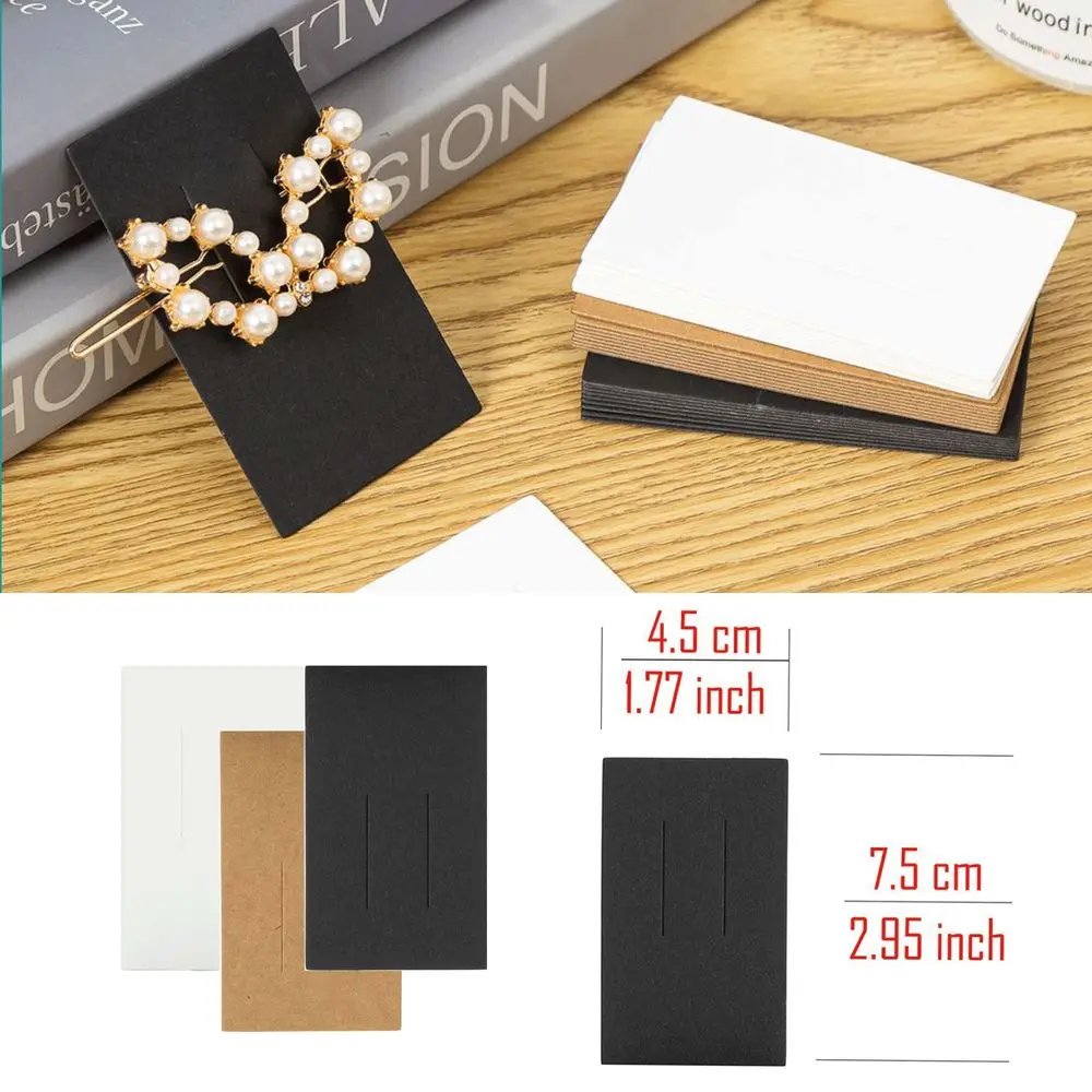 50 шт. Серьги-гвоздики брошь украшения для волос карты упаковка подарочная