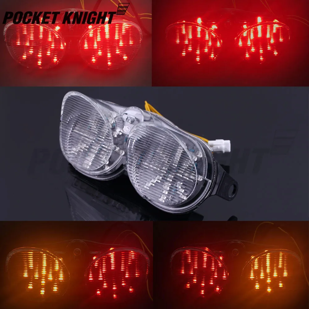 Мотоциклетный задний фонарь интегрированные сигналы поворота тормозной для YAMAHA