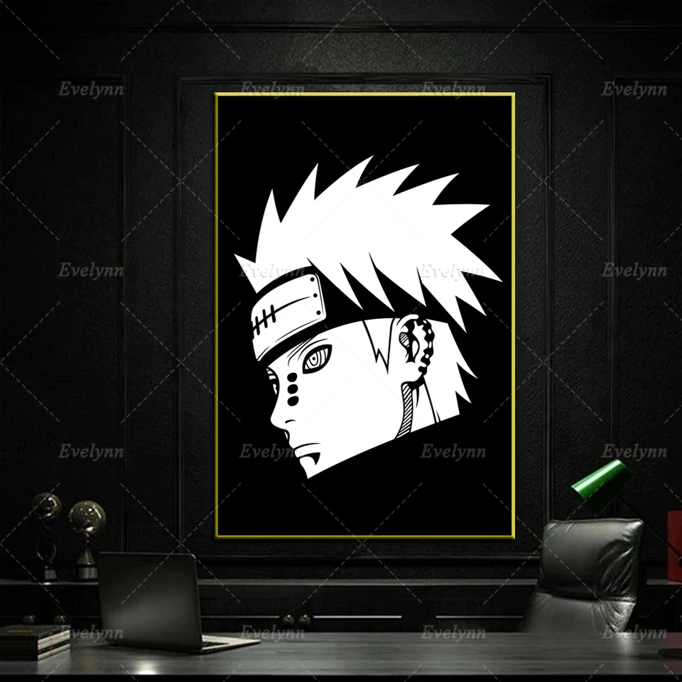 

Naruto Minimalist Japan Anime Canvas Poster Modern Living Room Cuadros Wall Painting Nordic Home Bedroom Decor Prints Pictures