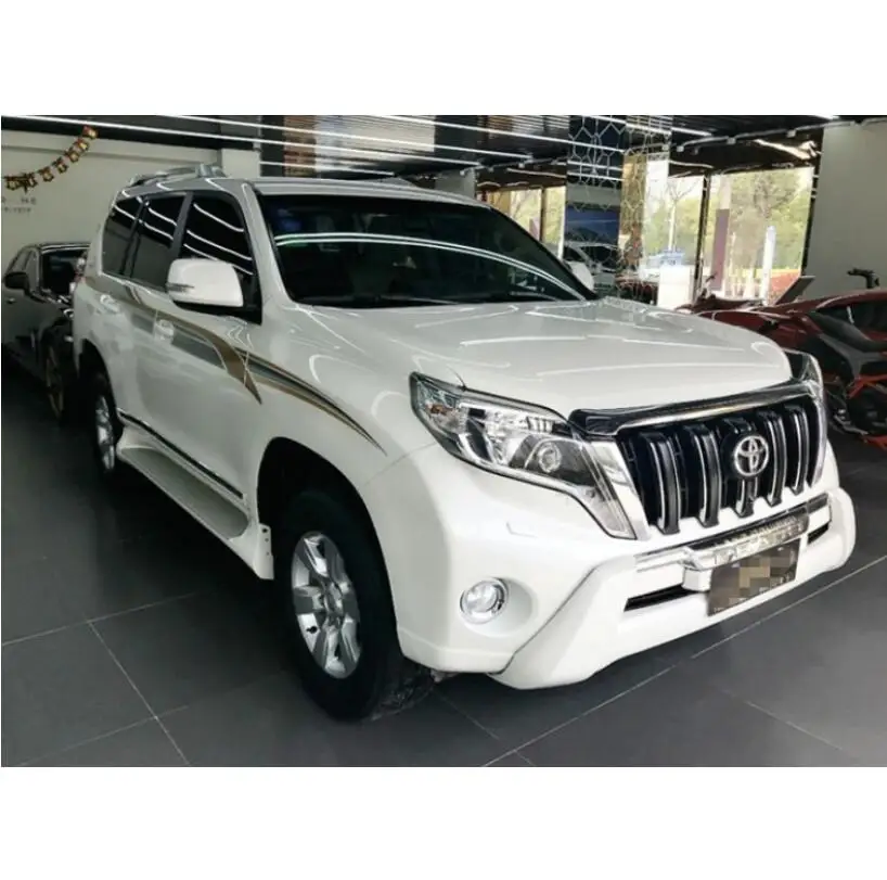 

For Car Front BUMPER GUARD For Toyota LAND CRUISER PRADO FJ150 2014 2015 2016 2017 BUMPER Plate High Quality Auto Accessories