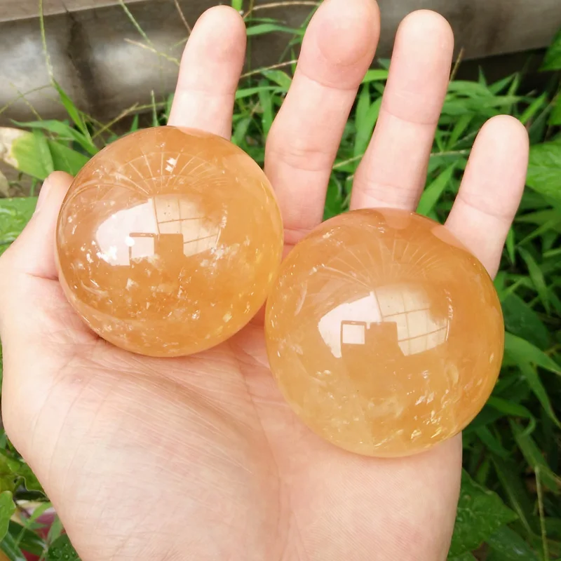 Природный цитрин Кальцит кварц хрустальный шар Исцеление|ball dimensions|ball templategemstone