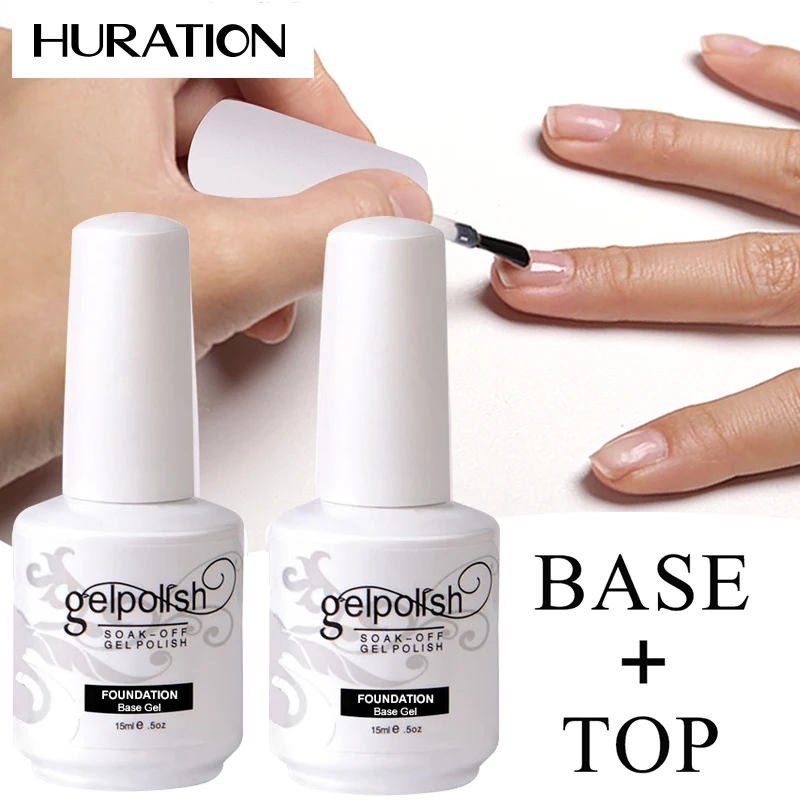Huration основа красоты верхнее покрытие УФ гель для ногтей стойкая лак праймер