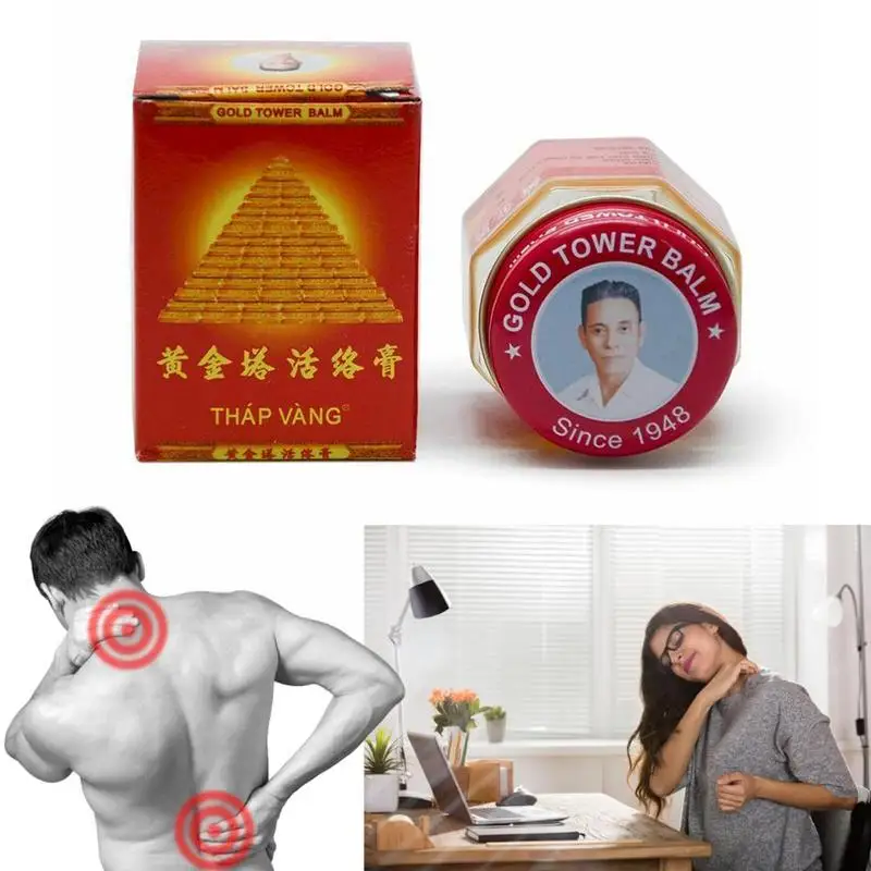 

20g Pain Cream Vietnam Gold Tower Balm Relieving Itching Cream Joints Detumescence Rheumatism Active Ointment Muscle Y2B3