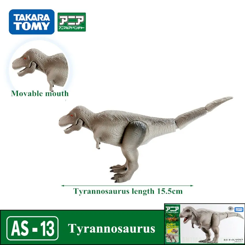 

Оригинальные фигурки Tomy Mini Animal Advanture из аниме, тираннозавр, развивающие игрушки на день рождения для детей 895725