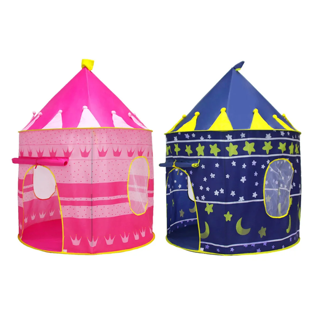 

Toy Tent Portable Folding Tipi Prince Folding Tent Children's Room Toy House Children's Gift Outdoor Toy Tent Castle