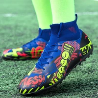2021 tf football boots men futstal soccer boots for men teens soccer shoes men trainers turf high ankle football shoes for boy