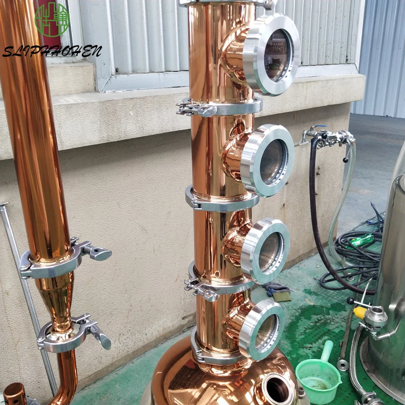 20л простое дистилляционное оборудование Бар Виски пивоваренное все TP2 красная