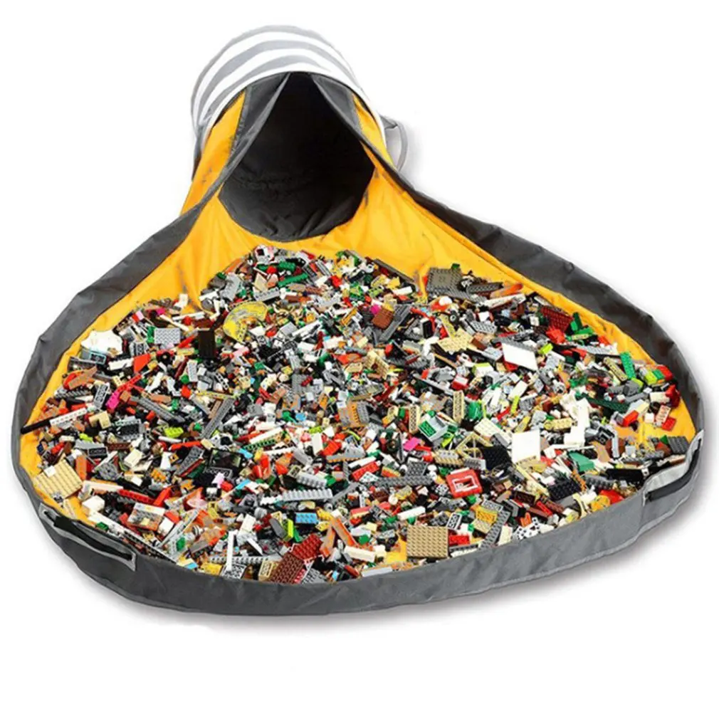 Корзина для хранения игрушек, игровой коврик для детей, игрушек, складная сумка для хранения, органайзер для игрушек с корзинами, прочный на...