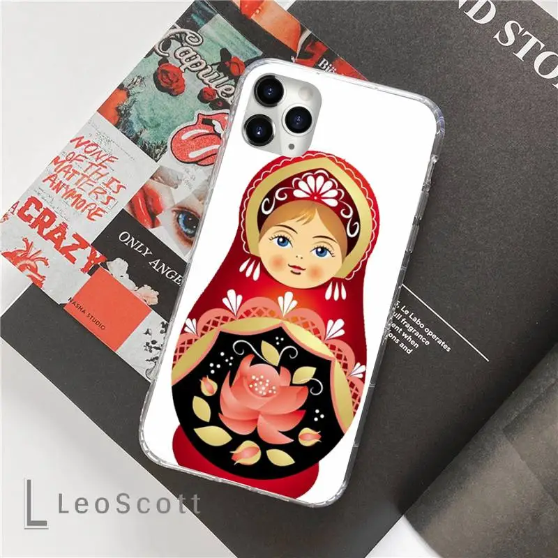 

Russian Dolls Pattern Matryoshka Phone Case For iphone 12 5 5s 5c se 6 6s 7 8 plus x xs xr 11 pro max