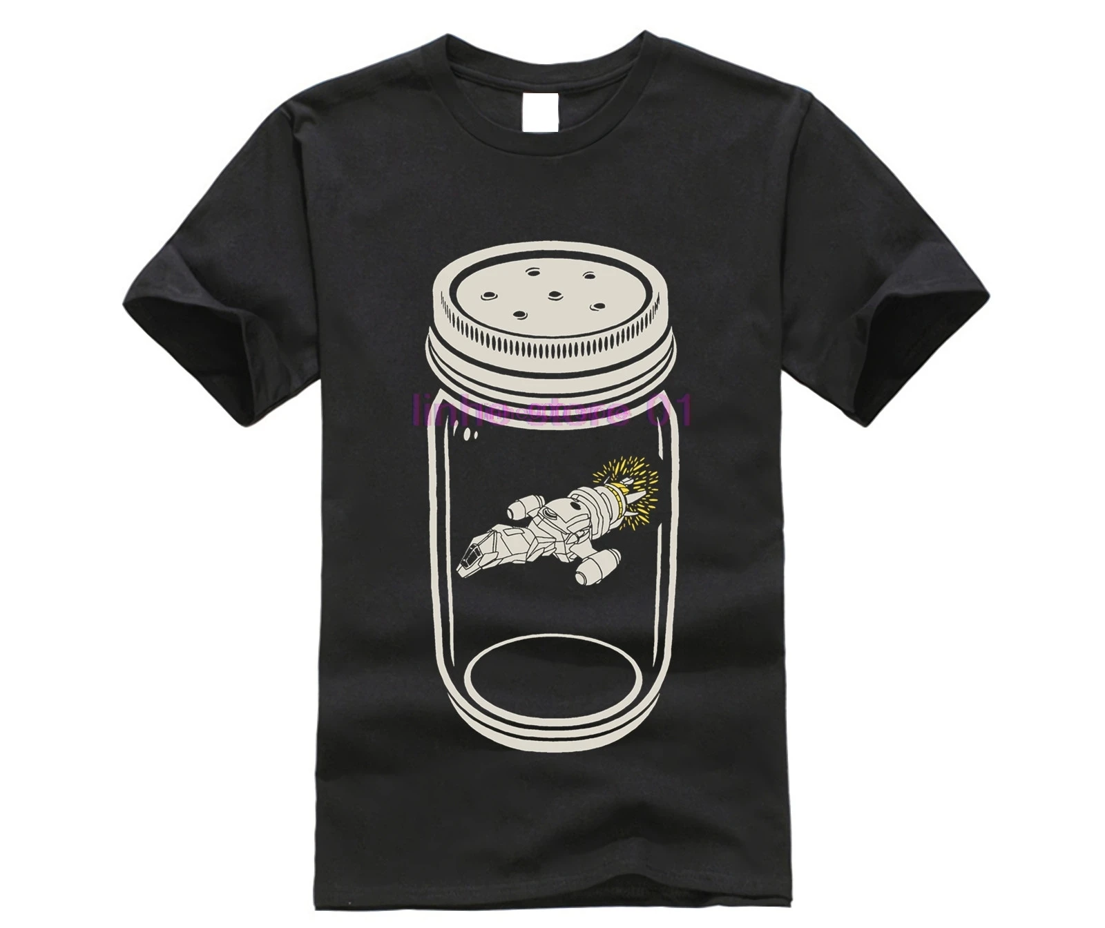 Забавная Мужская футболка крутая с изображением светлячков и спокойствия в