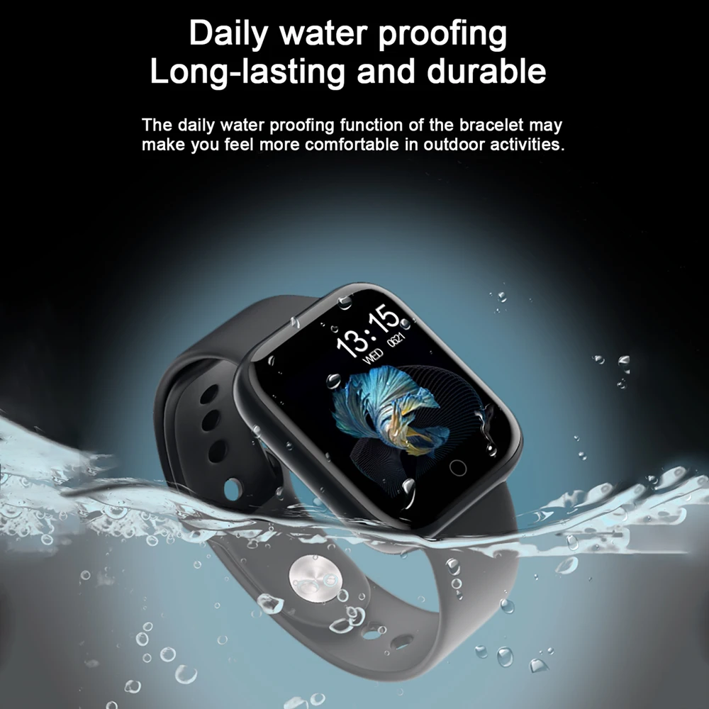 

T80S Intelligent Watch Men and Women Body Temperature Heart Rate Monitor Fitness Wristband Sport Smartwatch high sensitivity