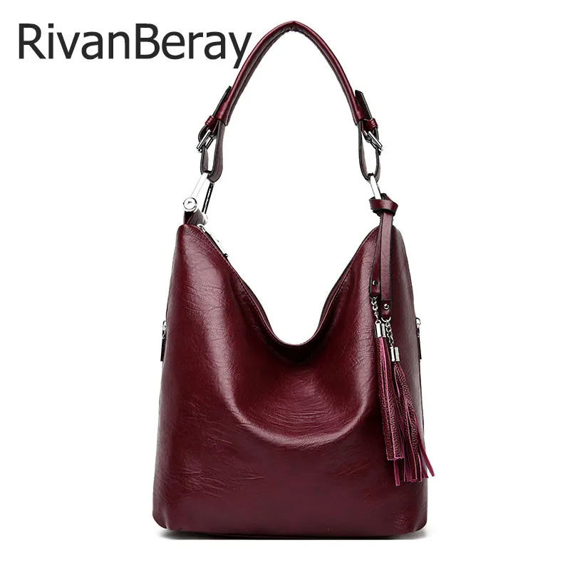 Повседневные женские сумки через плечо с кисточками роскошные дизайнерские для