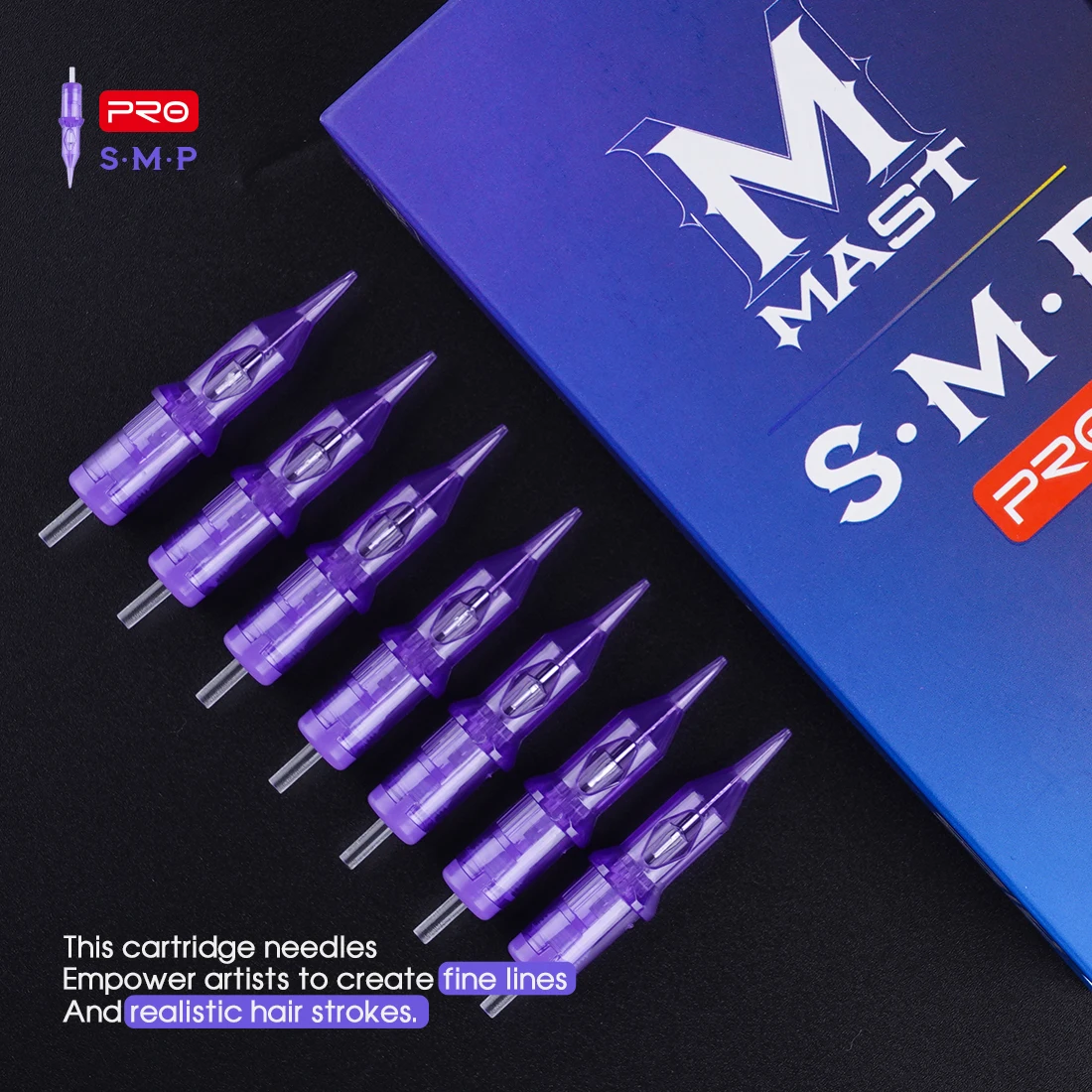 Машинка для перманентного макияжа Mast Pro иглы SMP PMU губ бровей 1RL 3RL картридж