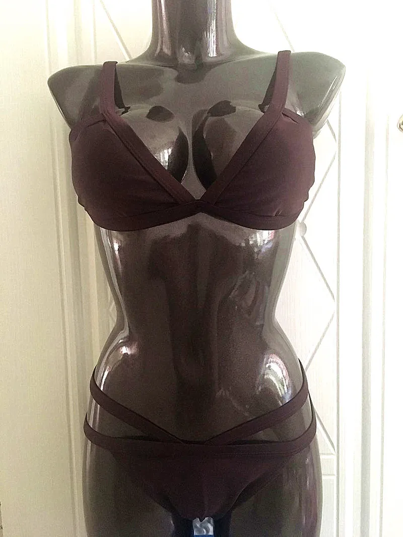 Лидер продаж Бандажное бикини сексуальный купальник с вырезами Женский