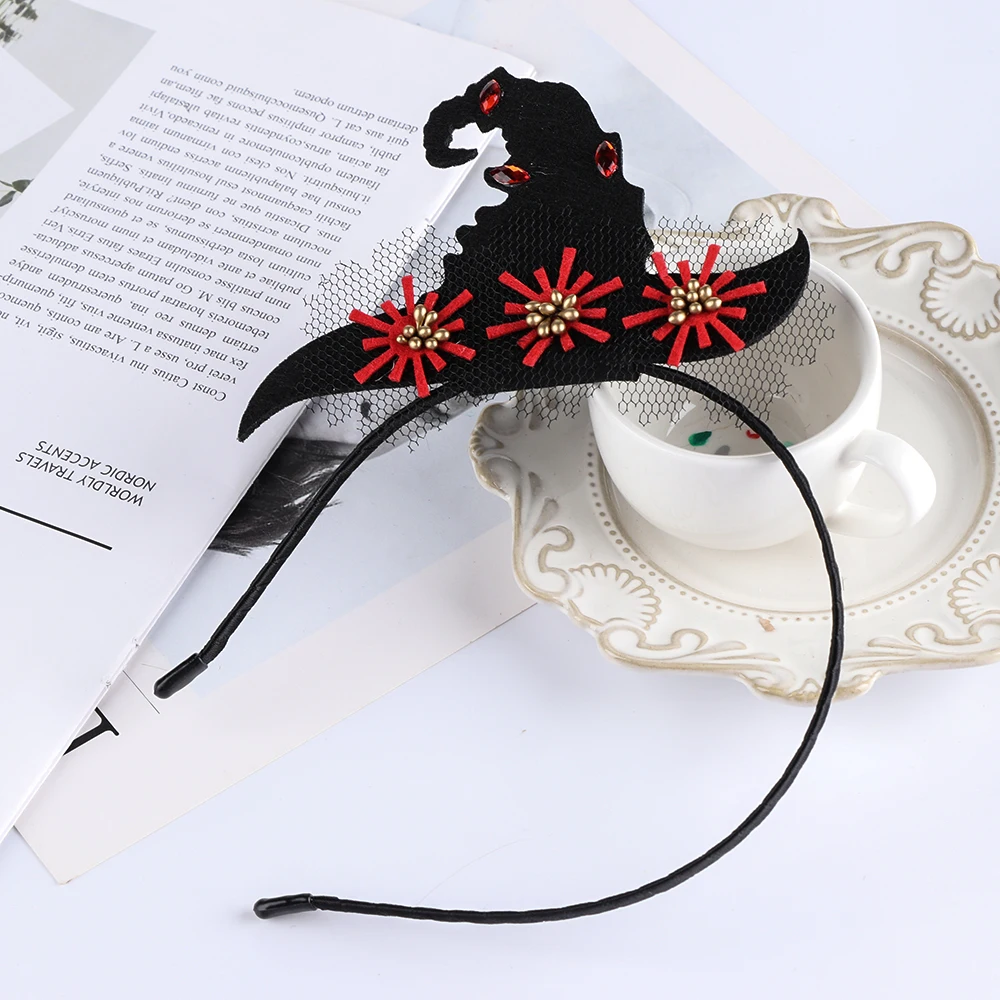 Хэллоуин Косплэй в готическом стиле повязка на голову Devil Рога и сердечком