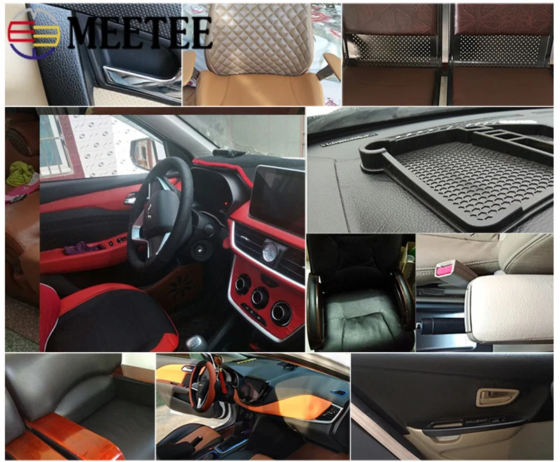 50*69 см Ткань из искусственной кожи однотонная замша синтетическая самоклеящаяся