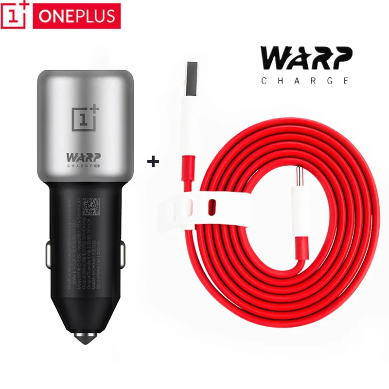 Оригинальное зарядное устройство OnePlus Warp 30 Вт автомобильное для ЕС