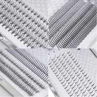 mix self grafting lashes extension spikes fishtail am shape individual false eyelashes mink wispy natural premade fan cluster