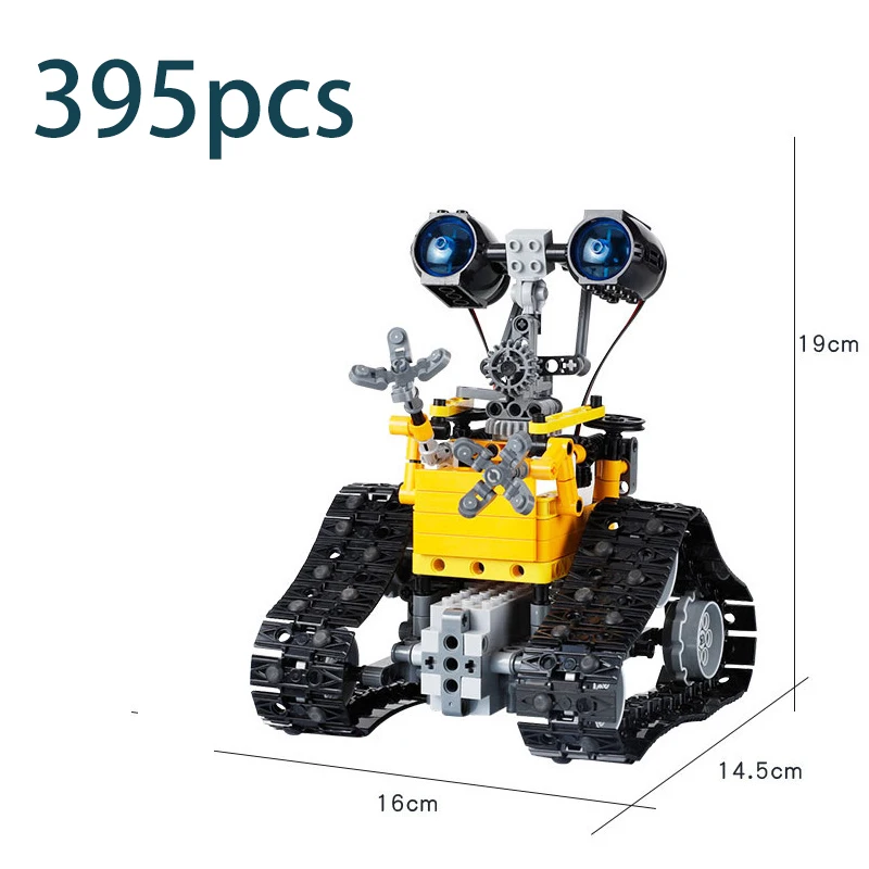 Creative Remote Control Programming Robot Building Blocks High-Tech RC Bricks Educational Toys for Children Gifts In Stock | Игрушки и