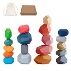 Детский строительный блок, радужные деревянные игрушки, цветной камень, строительный блок, развивающие игрушки, игры для укладки, радужные деревянные игрушки