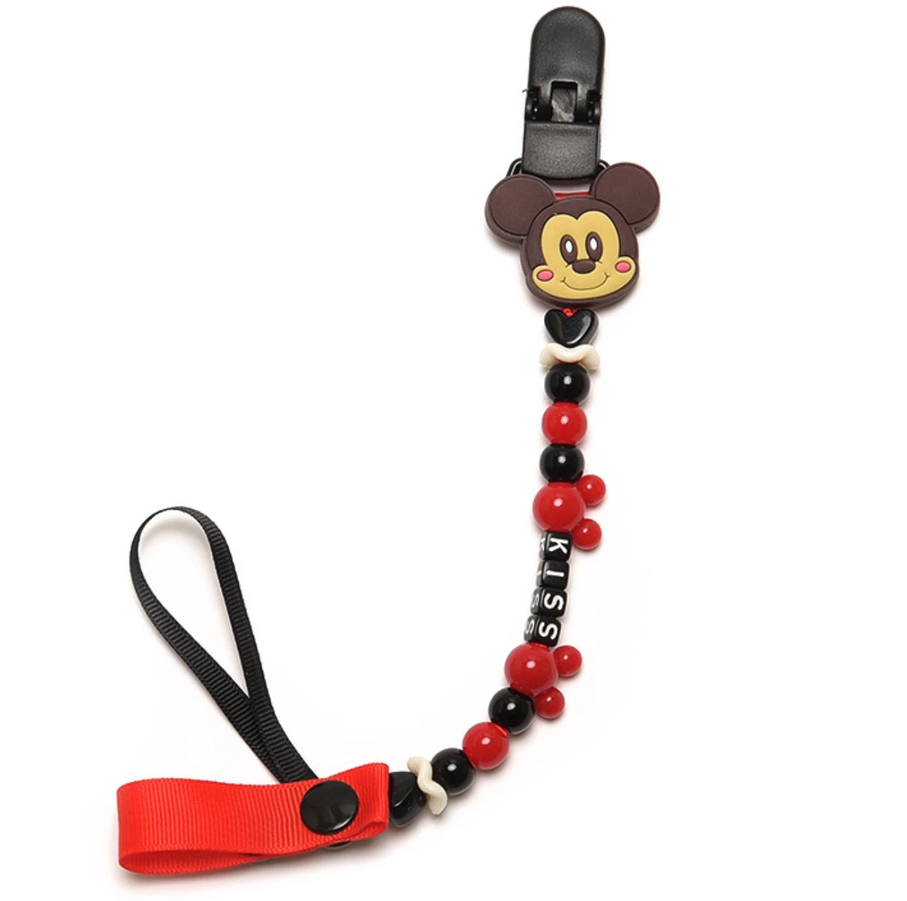 Силиконовые зажимы для соски пустышки с Микки Маусом|Шнурки и чехлы сосок| |