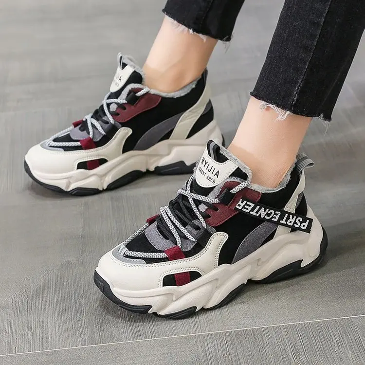

high quality 2020 New women sport Shoes Plus velvet warm Cotton Shoes for women running shoes basket femme women sneakers