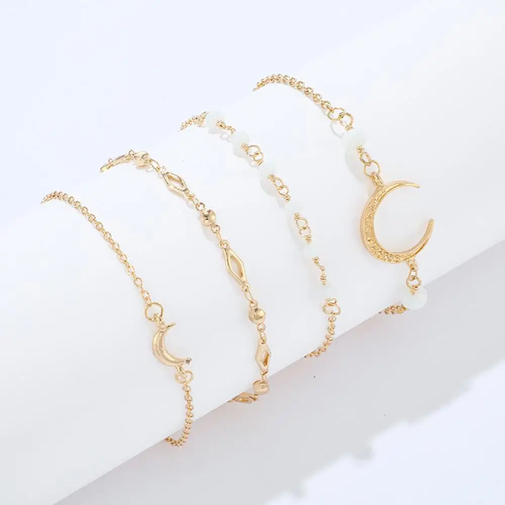 4 шт х браслет из нержавеющей стали с подвеской любовь регулируемый цепочка