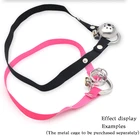 Эластичный пояс верности для мужчин и женщин, дополнительный ремень, Регулируемая Веревка, кольцо для мошонки, лесбийские инструменты, игрушки для взрослых, 18