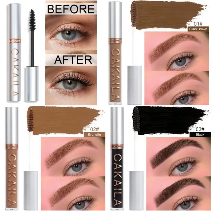 

CAKAILA Eyebrow Dye Mascara Set Comestic Thick Waterproof Natual Mascara Eyebrow Dye Eyebrow Cream Long Lasting Eye Makeup TSLM1