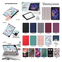 case for samsung galaxy tab a8 10 5 inch 2021 sm x200 sm x205 cover tab a8 10 5 x200 x205 pu leather smart stand shell