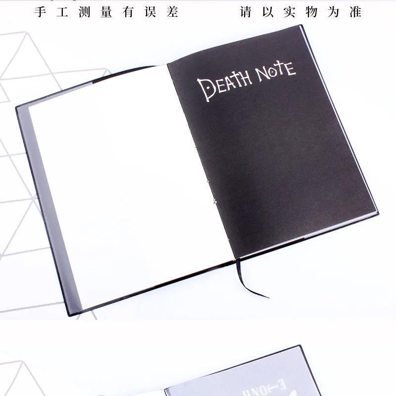 Новый набор блокнотов аниме Death Note кожаный дневник и ожерелье перо записная