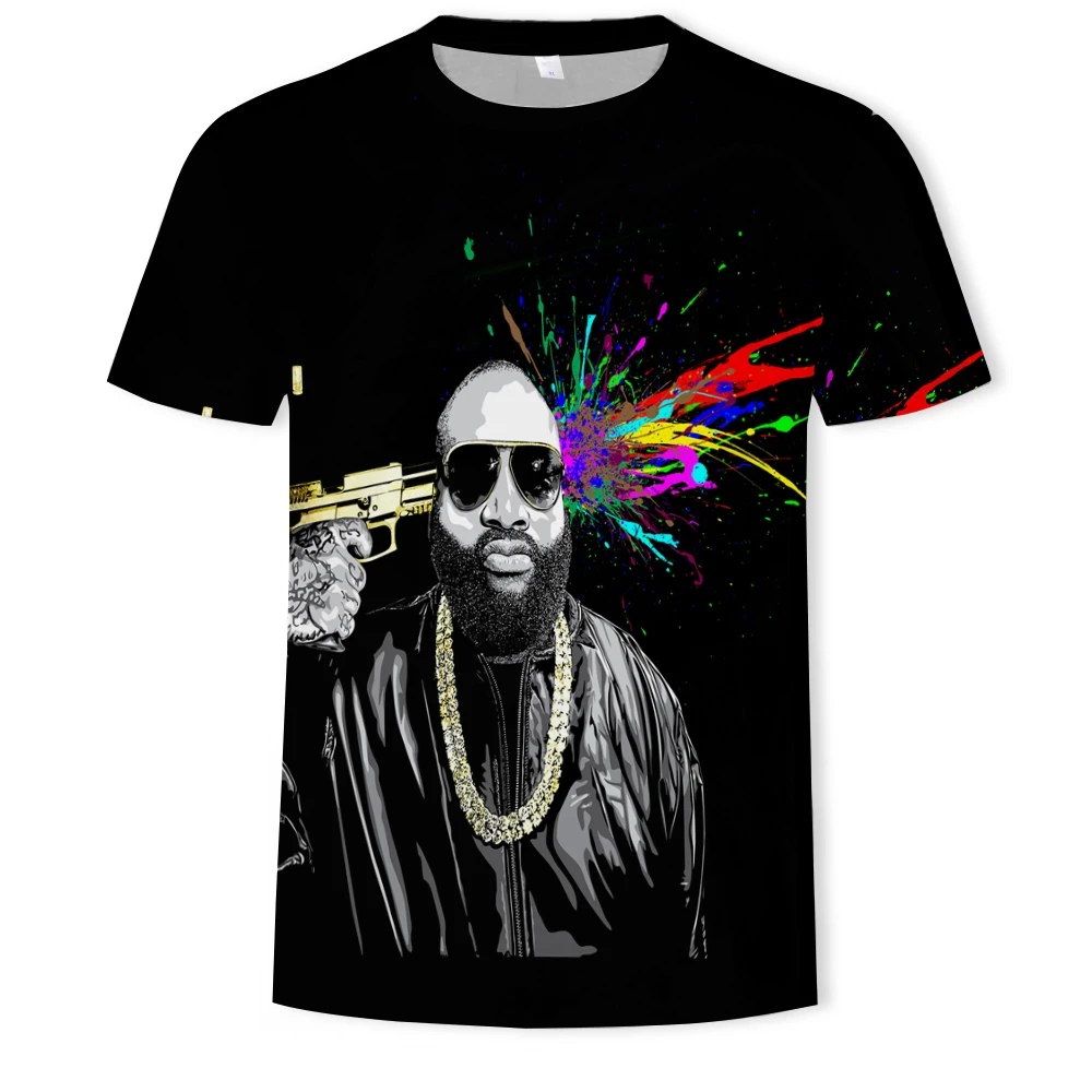 

Summer popular retro men's cotton top T-shirt leisure sports short sleeve animation men's and women's fashion 3D printing