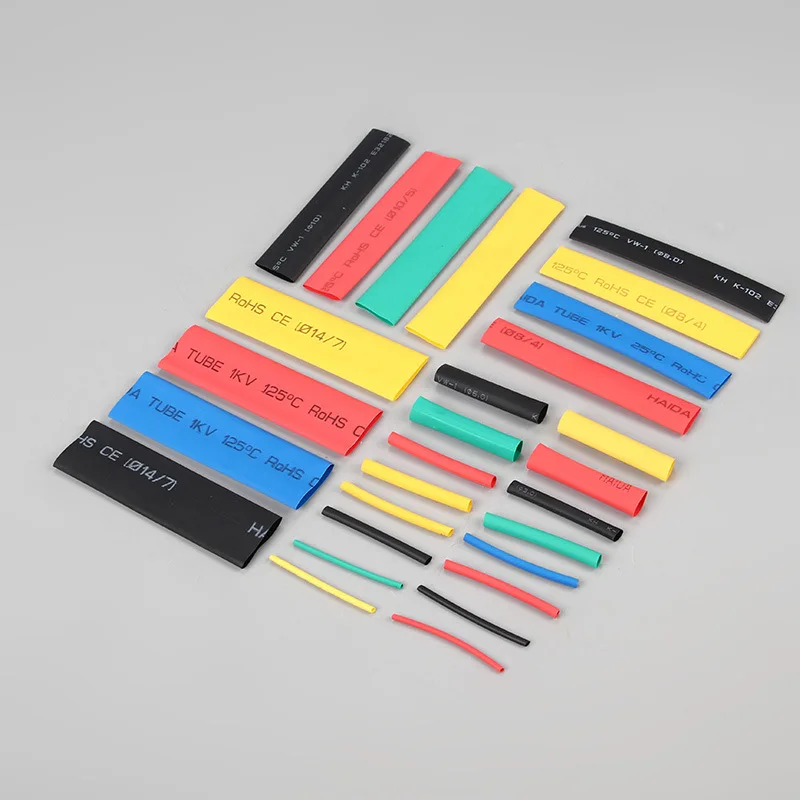 530 шт./лот многоцветная термоусадочная трубка кабель оболочка провод и