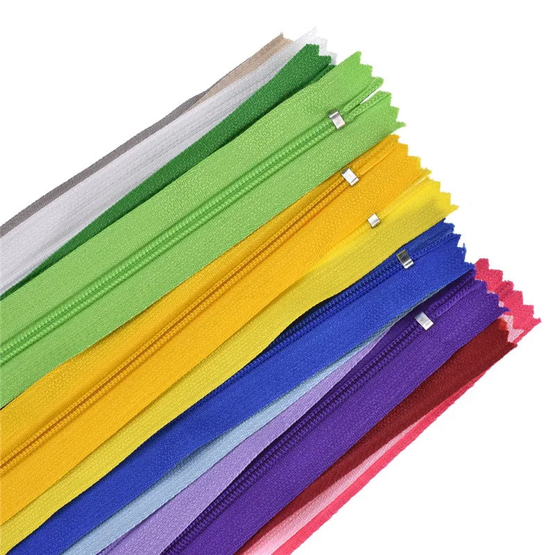 5 шт./лот 20 см длина многоцветный невидимый молнии DIY нейлоновая катушка молния