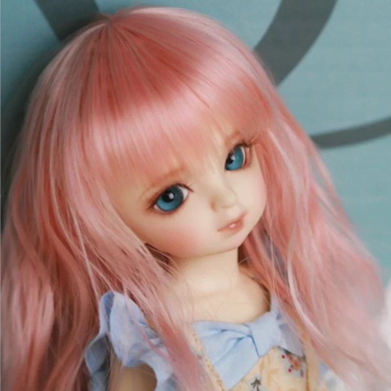1/3 1/4 1/6 1/8 Bjd парик высокотемпературные вьющиеся волосы MSD SD Yosd для шарнирных кукол