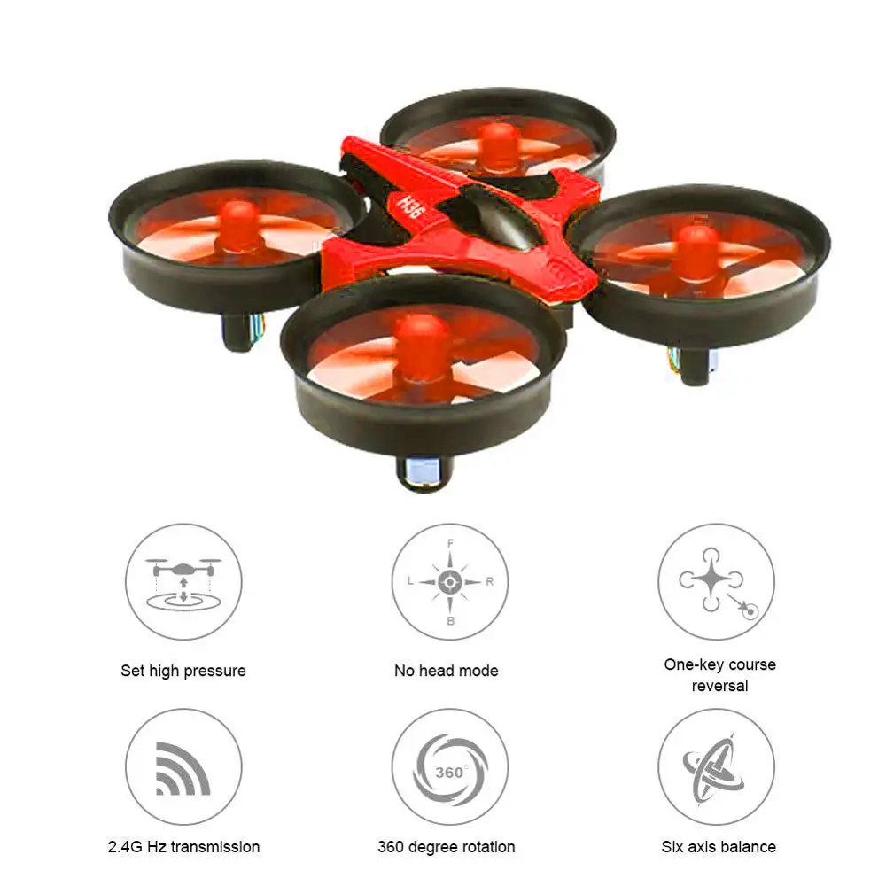 Мини НЛО Квадрокоптер Дрон светодиодный фонарь нано RTF для начинающих Безголовый