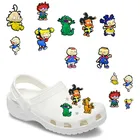 40-100 шт. Симпатичные Подвески для обуви Angelica Pickles чарочки в Париже 90-х ностальгические украшения для обуви Мультяшные аксессуары для сандалий