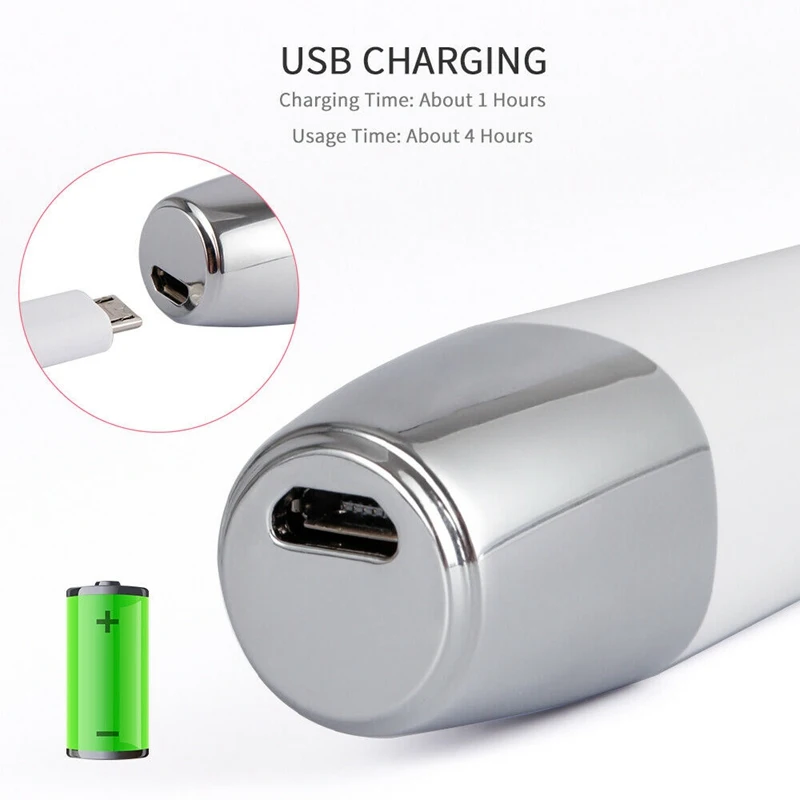 Электрический массажер для глаз в виде ручки губ против старения морщин Уход за