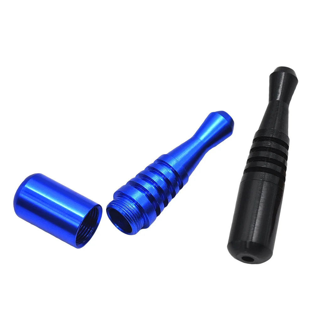 Металлическая трубка портативная креативная для табака сигарета высота 80 мм