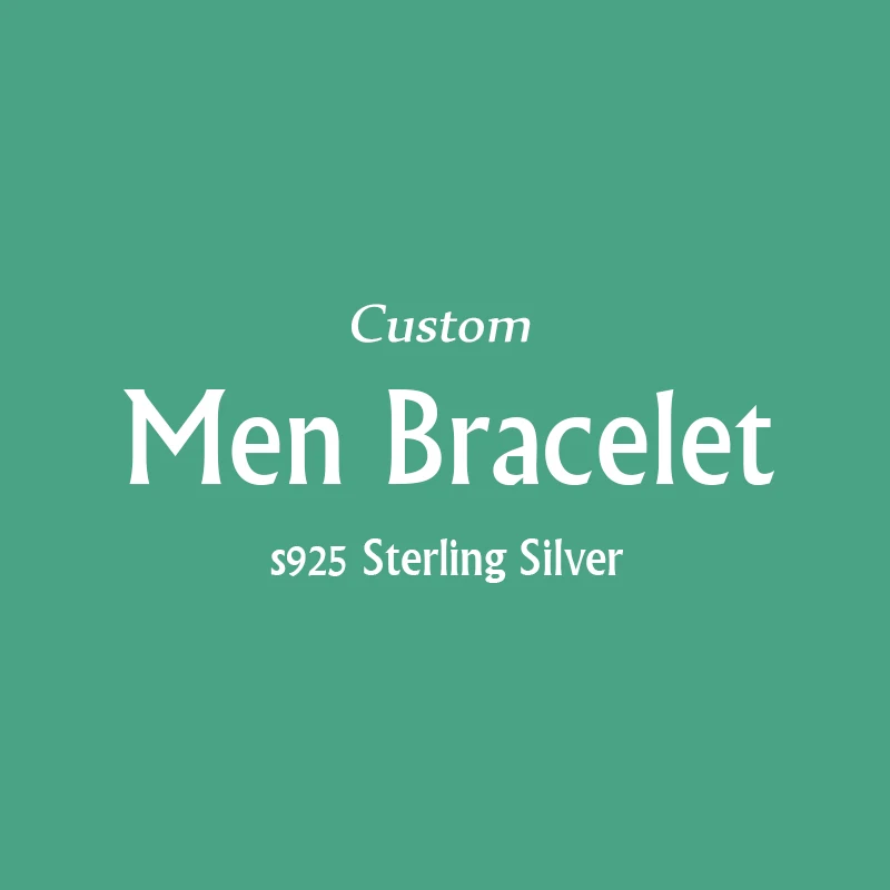

Популярный бренд креативных мужских ювелирных изделий ручной работы из стерлингового серебра s925, модный ретро браслет, аксессуары CHb-039 ~