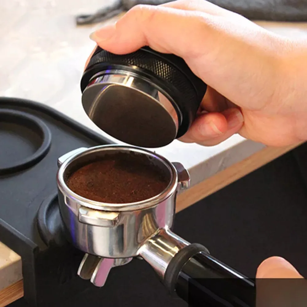 

304 Stainless Steel Coffee Tamper 51MM/53MM/58MM Coffee Distributor Coffee Powder Hammer Customized Coffee Accessories
