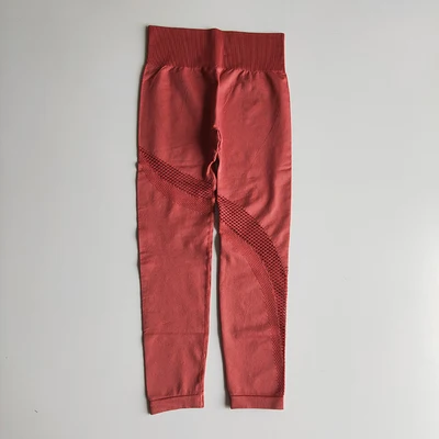 rose red pant Женские Штаны Для Йоги, бесшовная одежда для фитнеса, спортивная одежда, женские леггинсы для спортзала, мягкий пуш-ап спортивный бюстгальтер на бретелях, спортивный комплект, спортивный костюм - Цвет: rose red pant