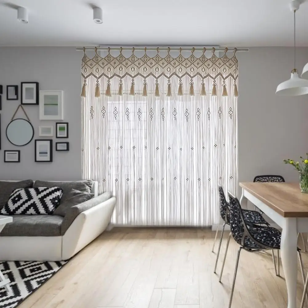 Занавес макраме настенный подвесной свадебный фон вечерние фотостудии