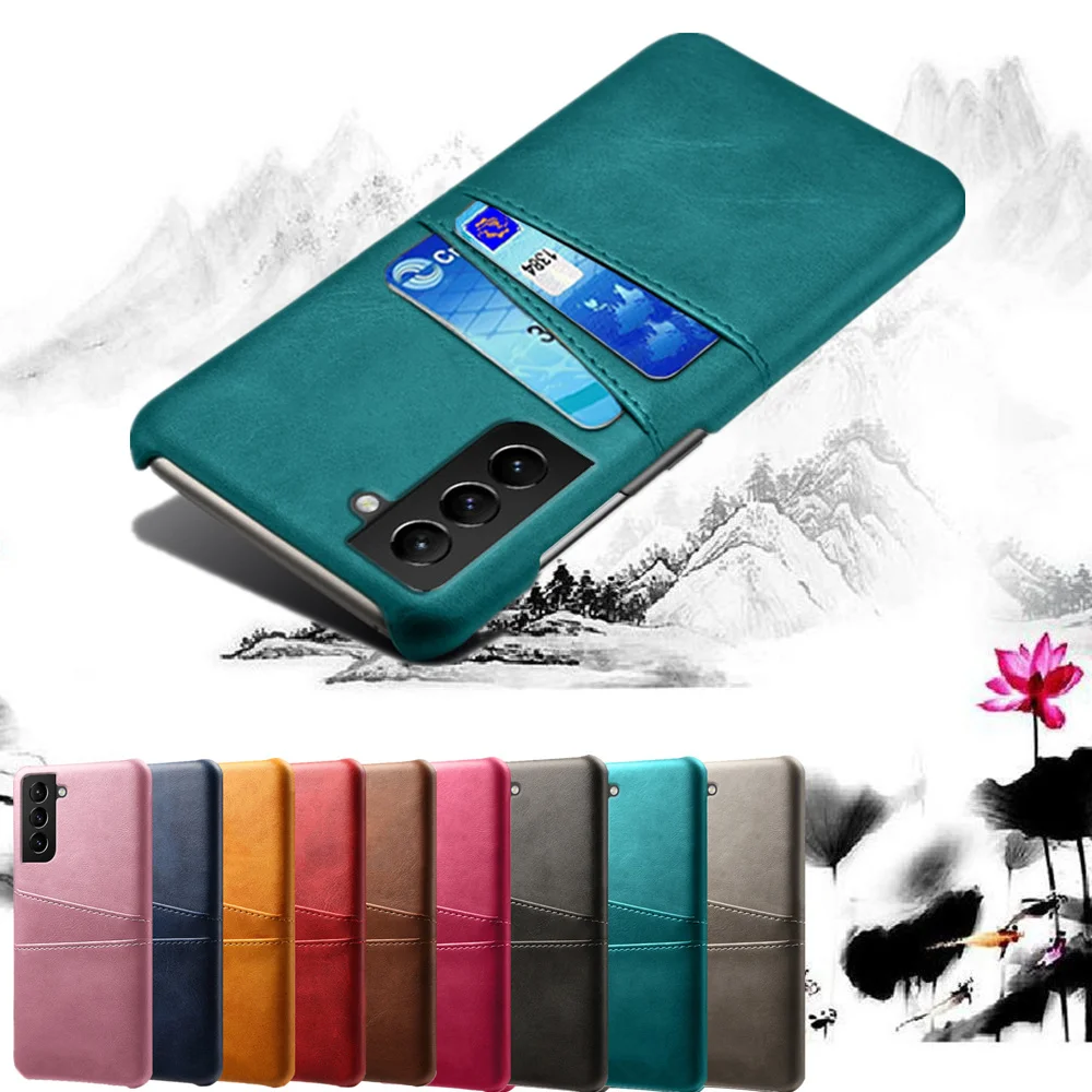 

For Samsung Galaxy S22 S22 Pro S22 Ultra Case Card Slot Holder PU Leather Protective Housing For S22 S22+ S22 Ultra S21FE Cover