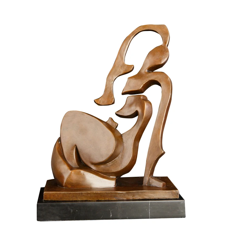 ArtsHom DS-496 статуя абстрактная скульптура винтажное искусство Бронзовая статуэтка