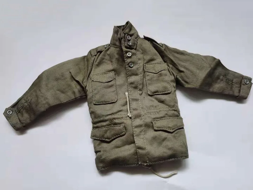 1/6 весы Второй мировой войны США армия парашют зеленое пальто модели курток для