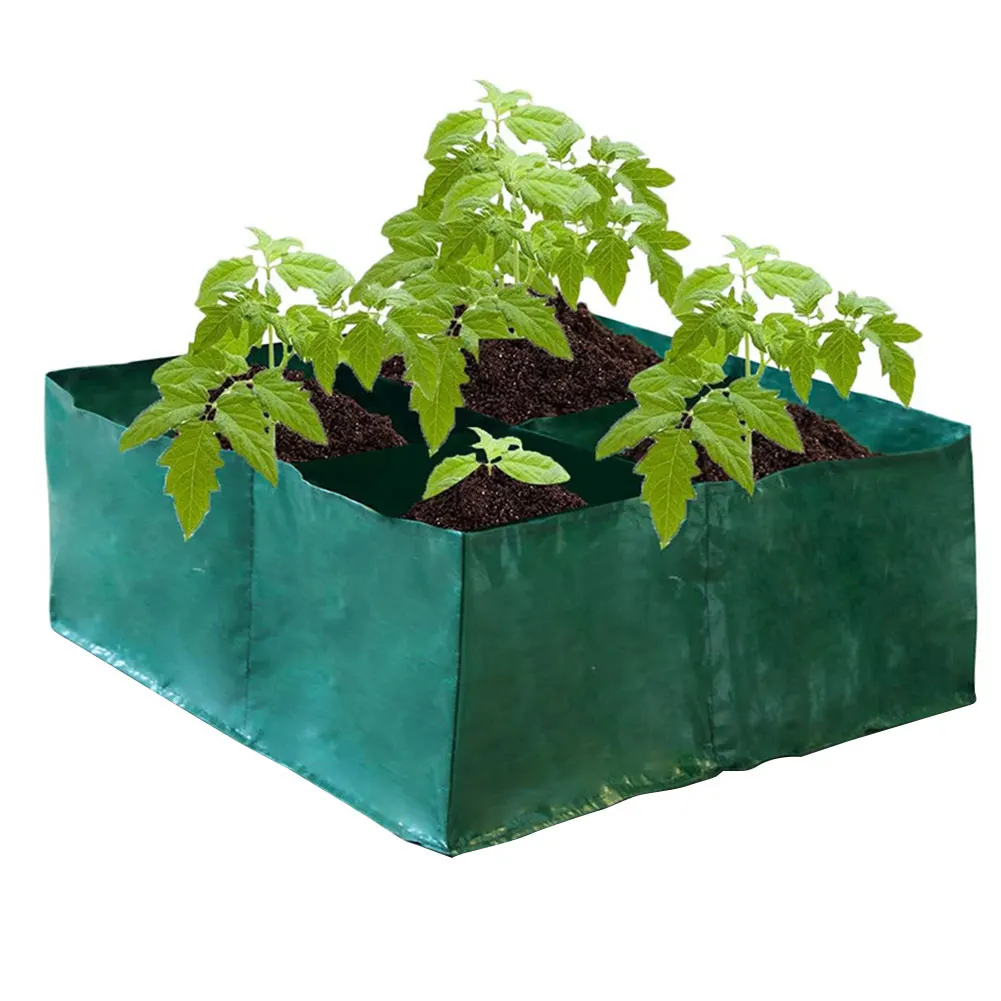 

Fabric Raised Garden Bed Round Planting Container Grow Bags Breathable Felt Fabric Planter Pot For Plants Nursery Pot Grow Bed